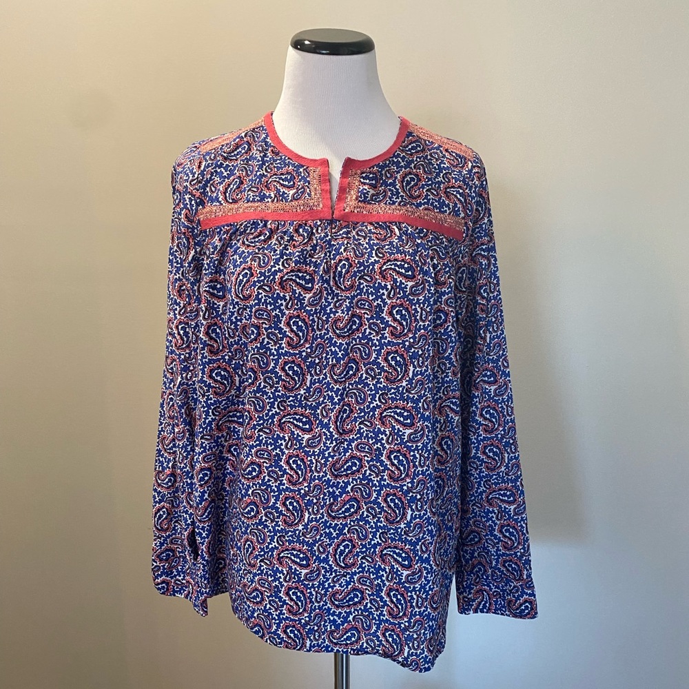 J.Crew Factory paisley top